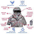 Onekid Car Seat Coat | The Road Coat Vegan - Platinum - Bambi Baby