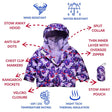 Onekid Car Seat Coat | The Road Coat Vegan - Purple Raptor - Bambi Baby