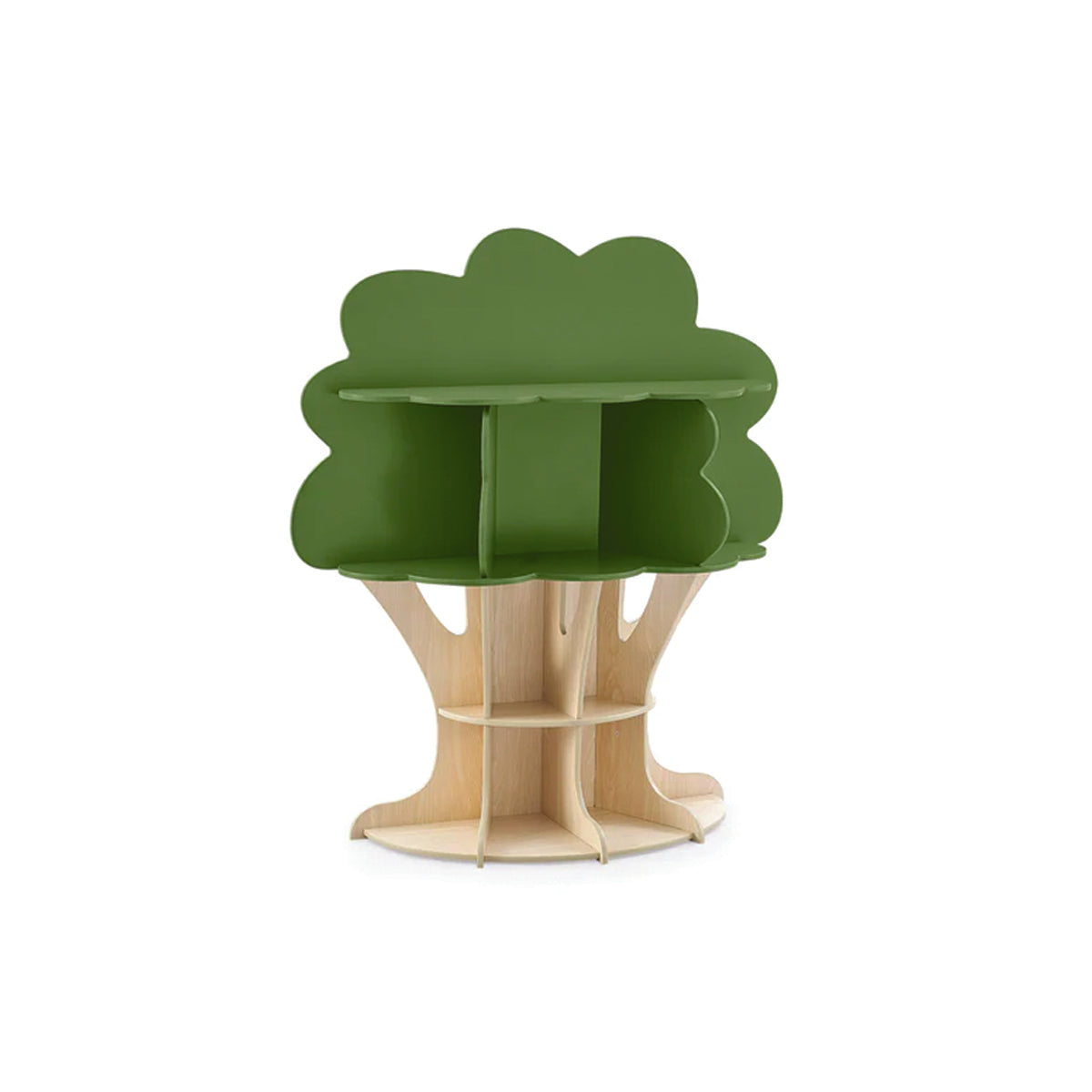 Delta Children Tree Bookcase, Fern Green/Natural