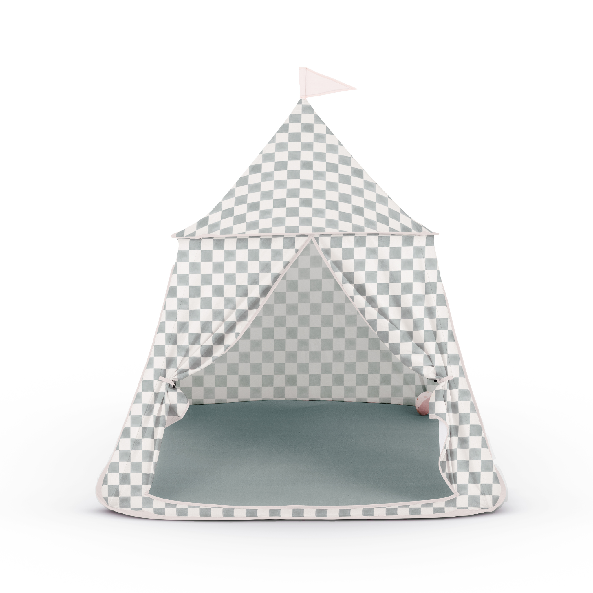 Toki Kids Checker Matcha Play Tent- Bambi Baby