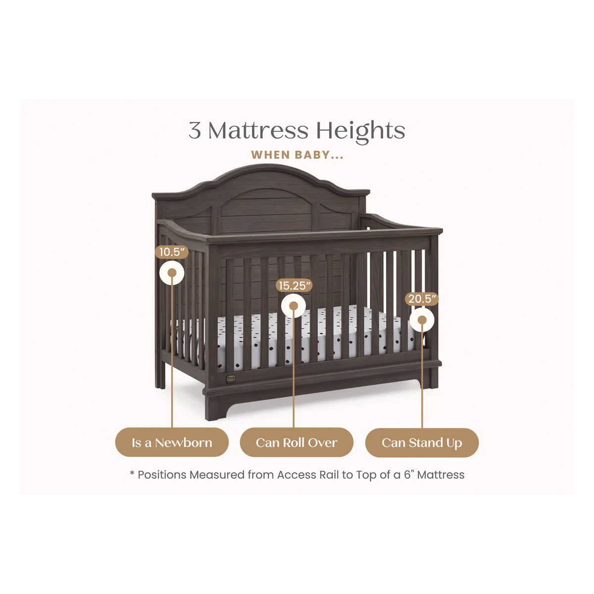 Delta Children Simmons Asher Crib- Bambi Baby