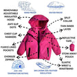 Onekid Car Seat Coat | The Road Coat Arctic - Fuchsia - Bambi Baby