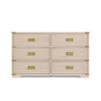 Bellini Paris 6 Drawer Dresser - Whitewashed Ash - Bambi Baby