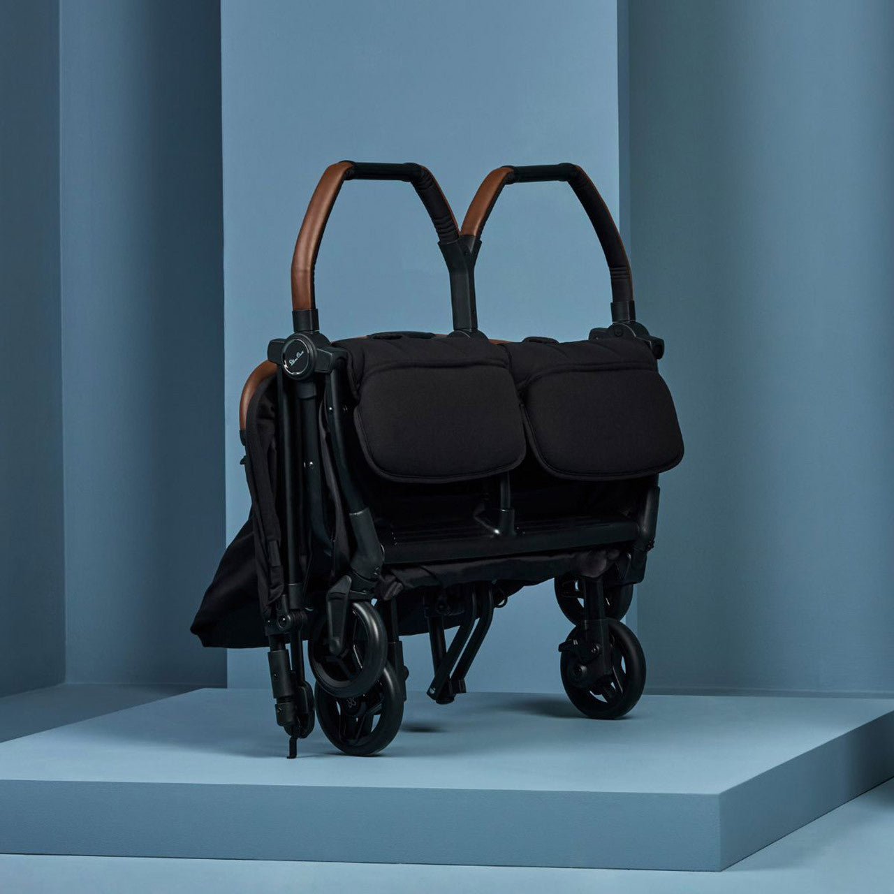 Cochecito doble Silver Cross Jet - Negro- Bambi Baby