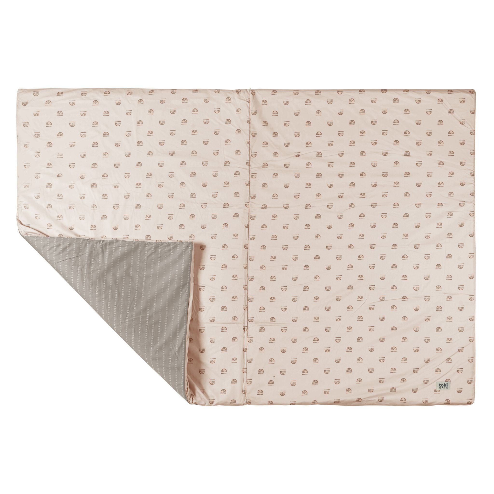 Toki Kids Rainbow Peach Organic Cotton Mat- Bambi Baby