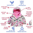 Onekid Car Seat Coat | The Road Coat Vegan - Safari Print - Bambi Baby