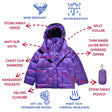 Onekid Car Seat Coat | The Road Coat Vegan - Purple - Bambi Baby