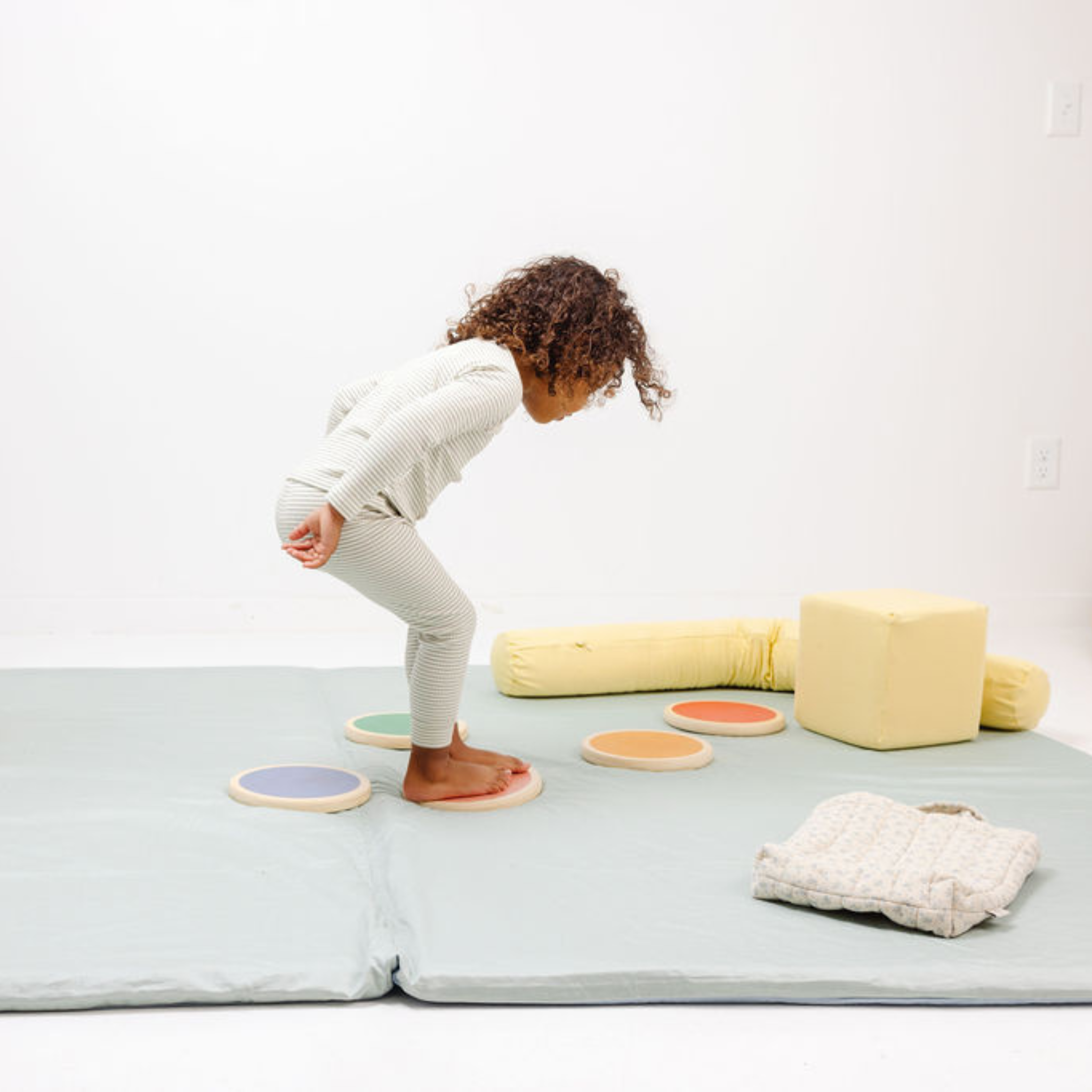Esterilla de algodón orgánico Toki Kids Sage + Breeze- Bambi Baby