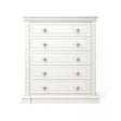 Silva Jackson 5 Drawer Chest - White - Bambi Baby
