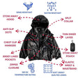 Onekid Car Seat Coat | The Road Coat Transition - Black - Bambi Baby