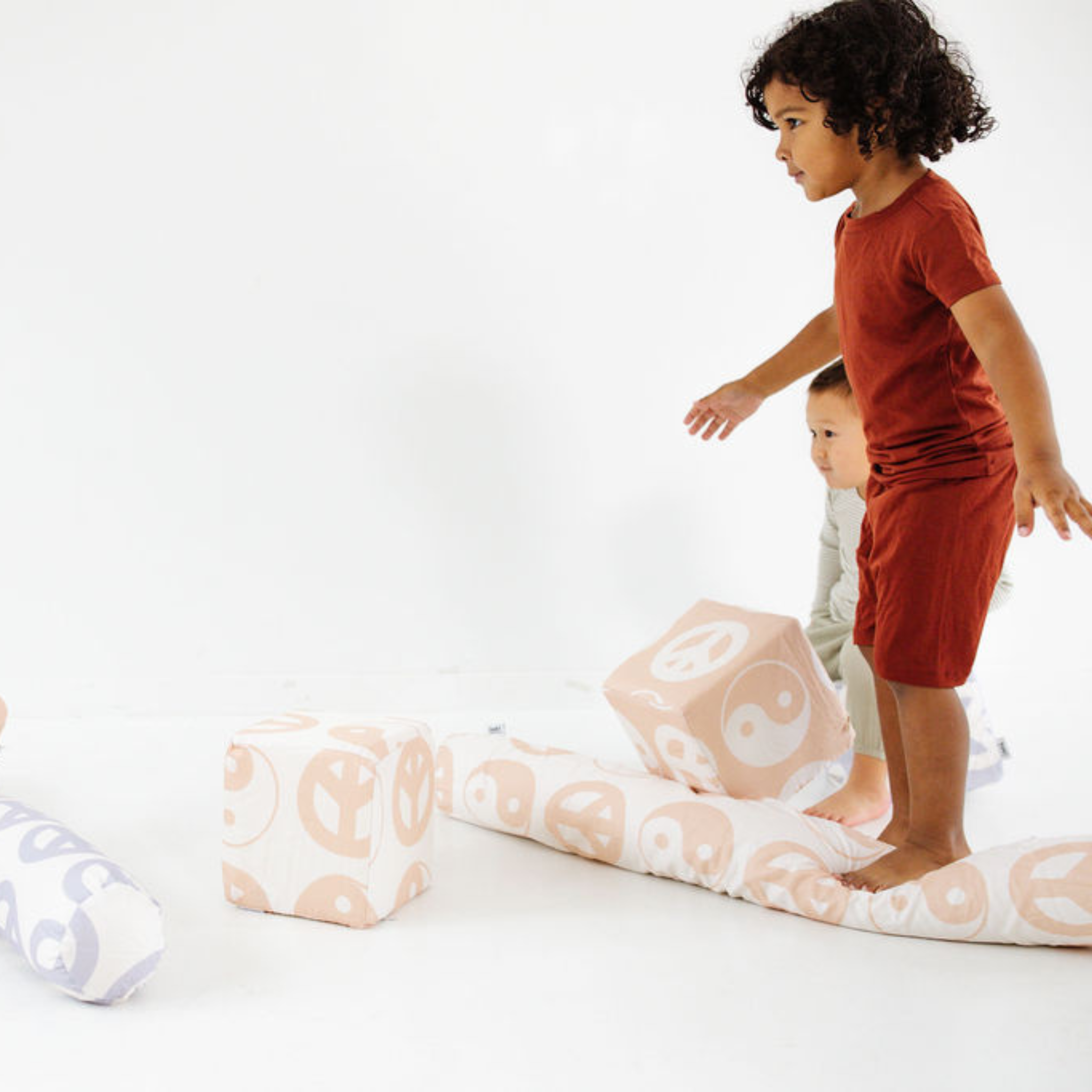 Toki Kids Beige Yin Yang Play Cube- Bambi Baby