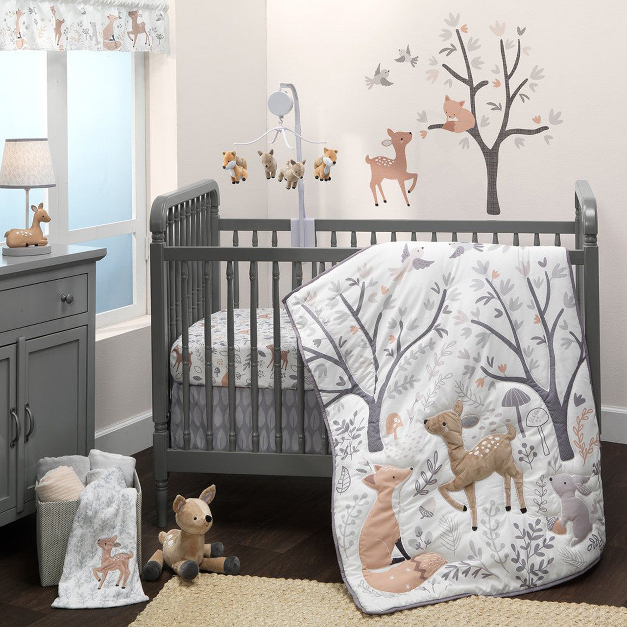 Bedtime Originals Deer Park 3-Piece Bedding Set- Bambi Baby