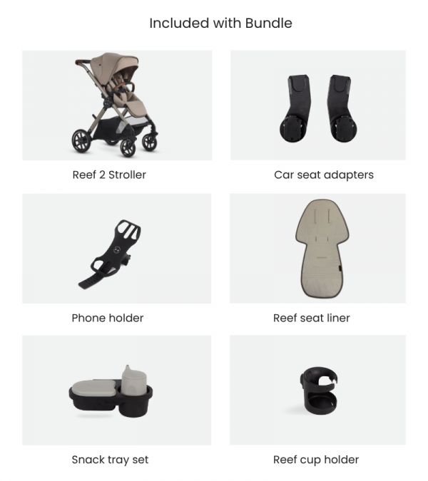 Silver Cross Reef 2 Stroller Accessory Bundle- Bambi Baby