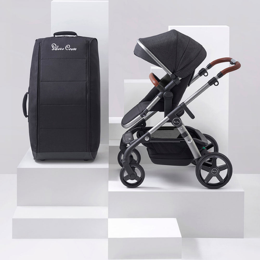 Silver Cross Optima Travel Bag Black- Bambi Baby