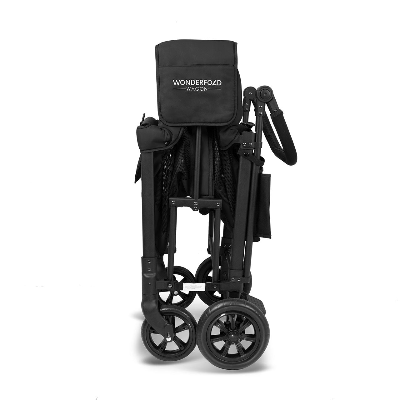 Wonderfold W2 Elite Double Stroller Wagon in Volcanic Black- Bambi Baby