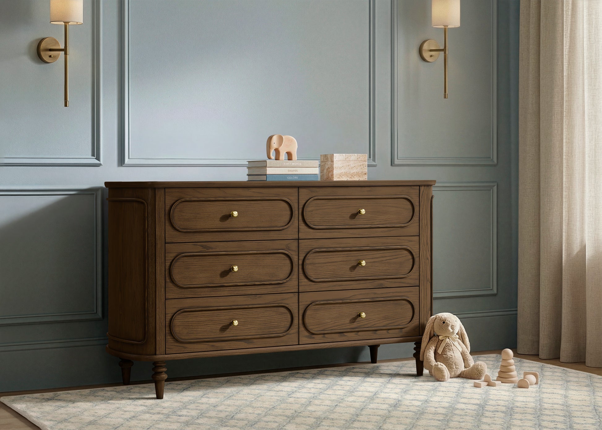 Bellini Provence 6 Drawer Dresser- Bambi Baby