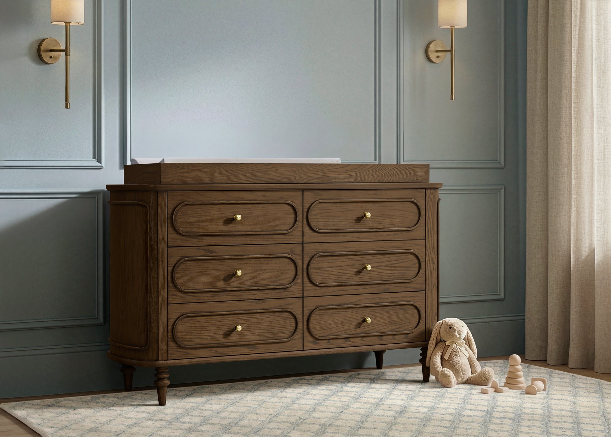 Bellini Provence 6 Drawer Dresser- Bambi Baby