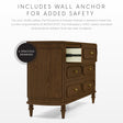 Bellini Provence 6 Drawer Dresser - Bambi Baby