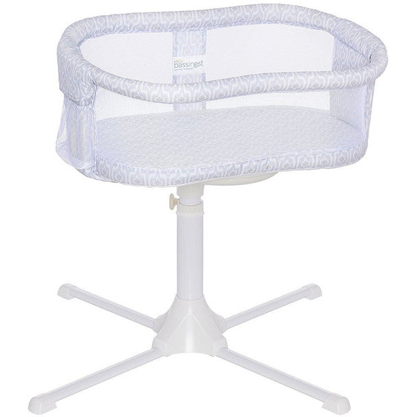 Halo Bassinet Essentia Series in Blue Ikat- Bambi Baby