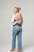 Mabē The Monarch Carrier - Mocha Check - Bambi Baby