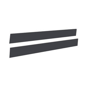Dark Wood Natart Taylor Double Bed Conversion Rails - Side View | Bambi Baby