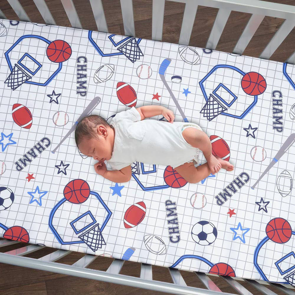 Lambs & Ivy Baby Sports 3-Piece Bedding Set | Bambi Baby