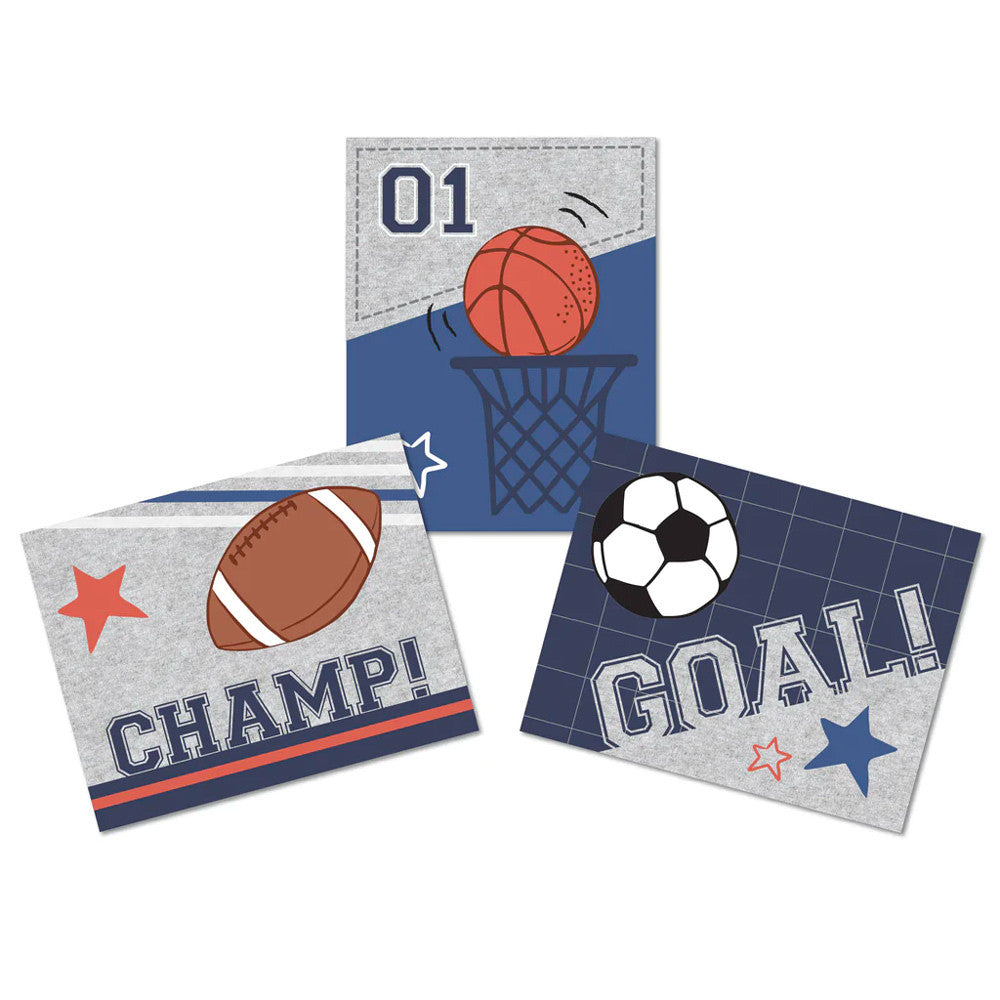 Lambs & Ivy Baby Sports Unframed Wall Art- Bambi Baby