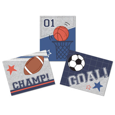 Lambs & Ivy Baby Sports Unframed Wall Art- Bambi Baby