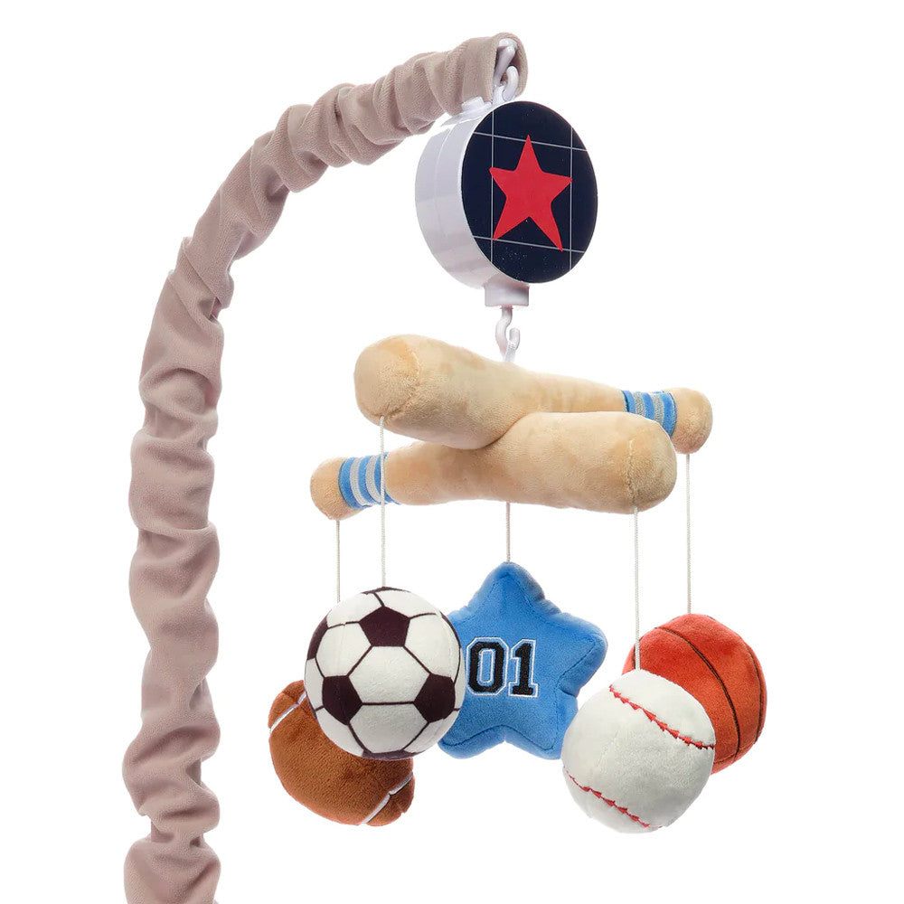 Lambs & Ivy Baby Sports Musical Mobile - Plays 20 minutes- Bambi Baby