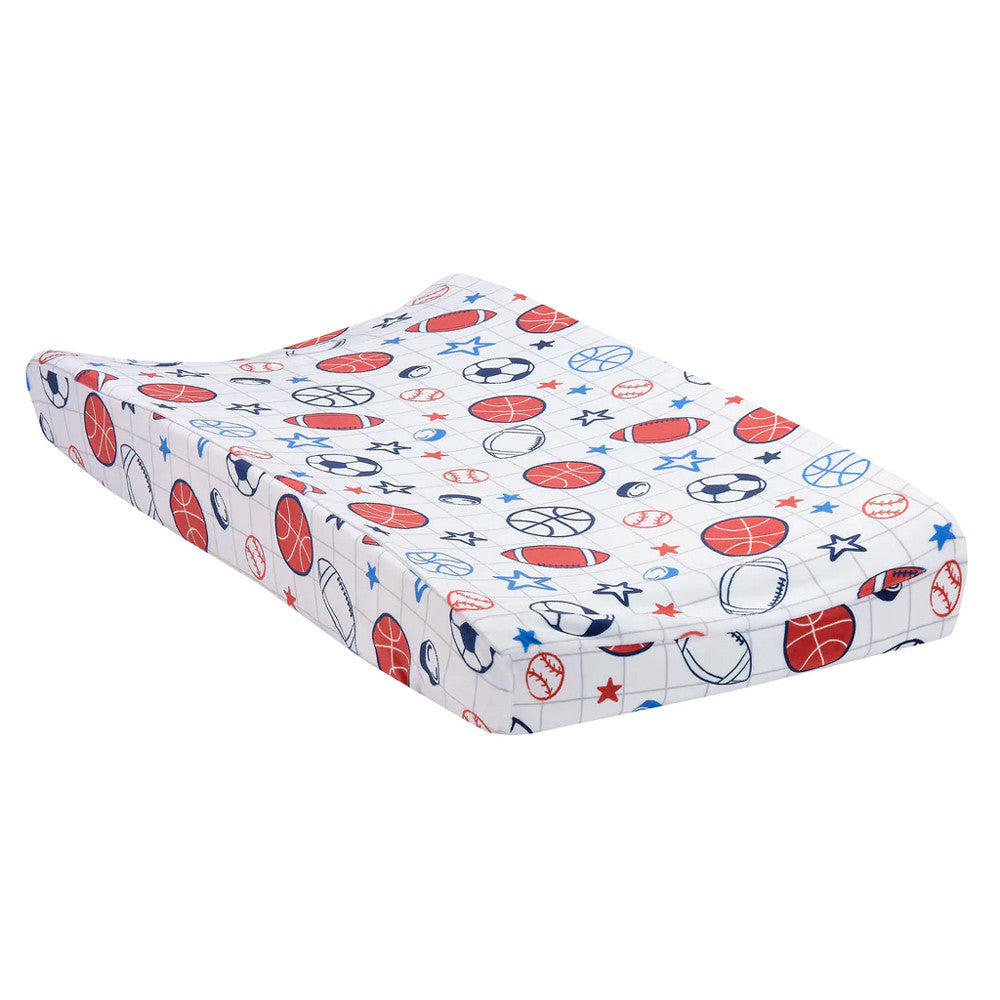 Lambs & Ivy Baby Sports Changing Pad Cover- Bambi Baby