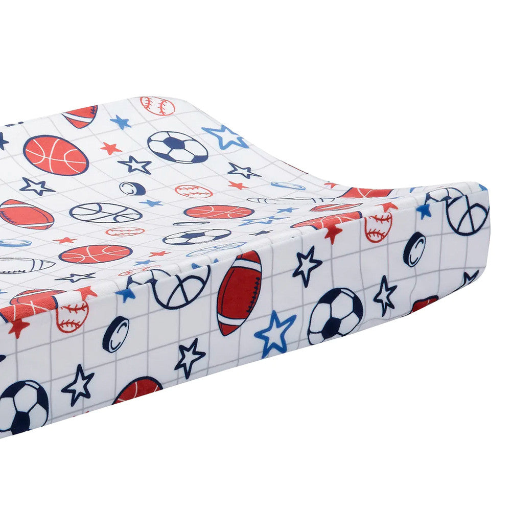 Lambs & Ivy Baby Sports Changing Pad Cover- Bambi Baby