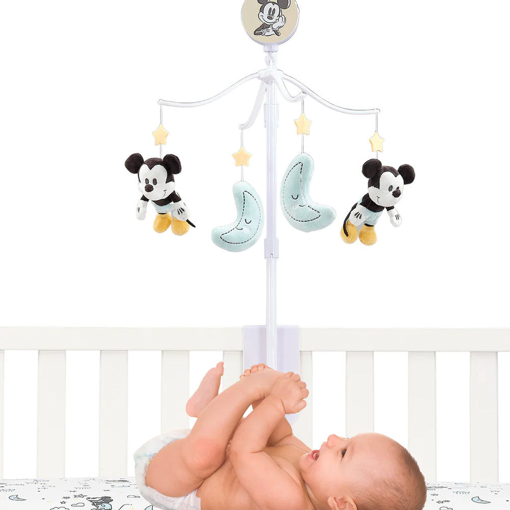 Bedtime Originals Moonlight Mickey Musical Mobile - Plays 20 minutes- Bambi Baby