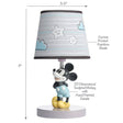 Lámpara Moonlight Mickey Bedtime Originals con pantalla y bombilla - Bambi Baby