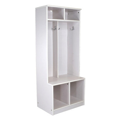 Little Partners Learn 'N Store Cubby in Soft White- Bambi Baby
