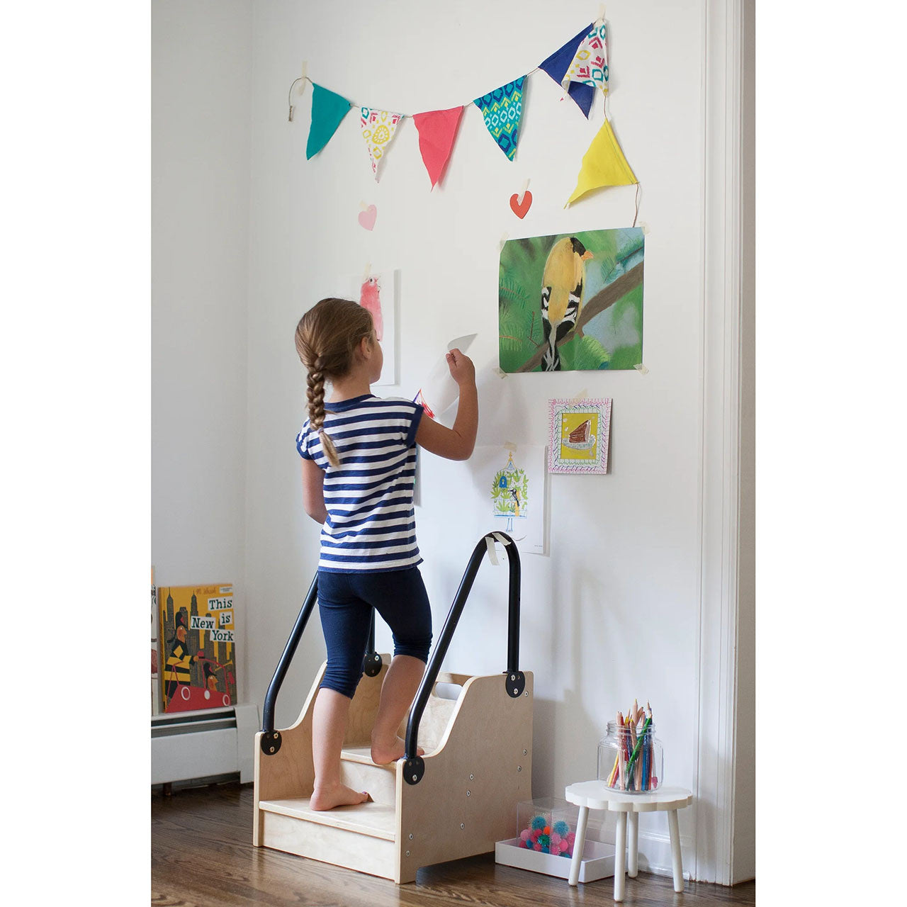 Little Partners ReachUp Step Stool in Natural- Bambi Baby