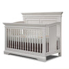 Brushed Ivory Wood Convertible Crib - Three Quarter View | Bambi Baby