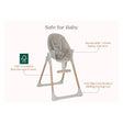 Delta Children Duet 2-In-1 High Chair And Infant Seat - Taupe (2421) - Bambi Baby