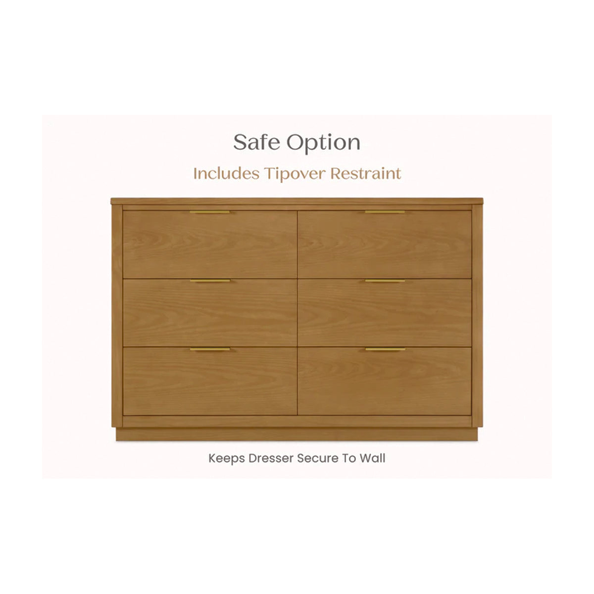 Delta Children Forever- Classic 6 Drawer Dresser - Assembled- Bambi Baby