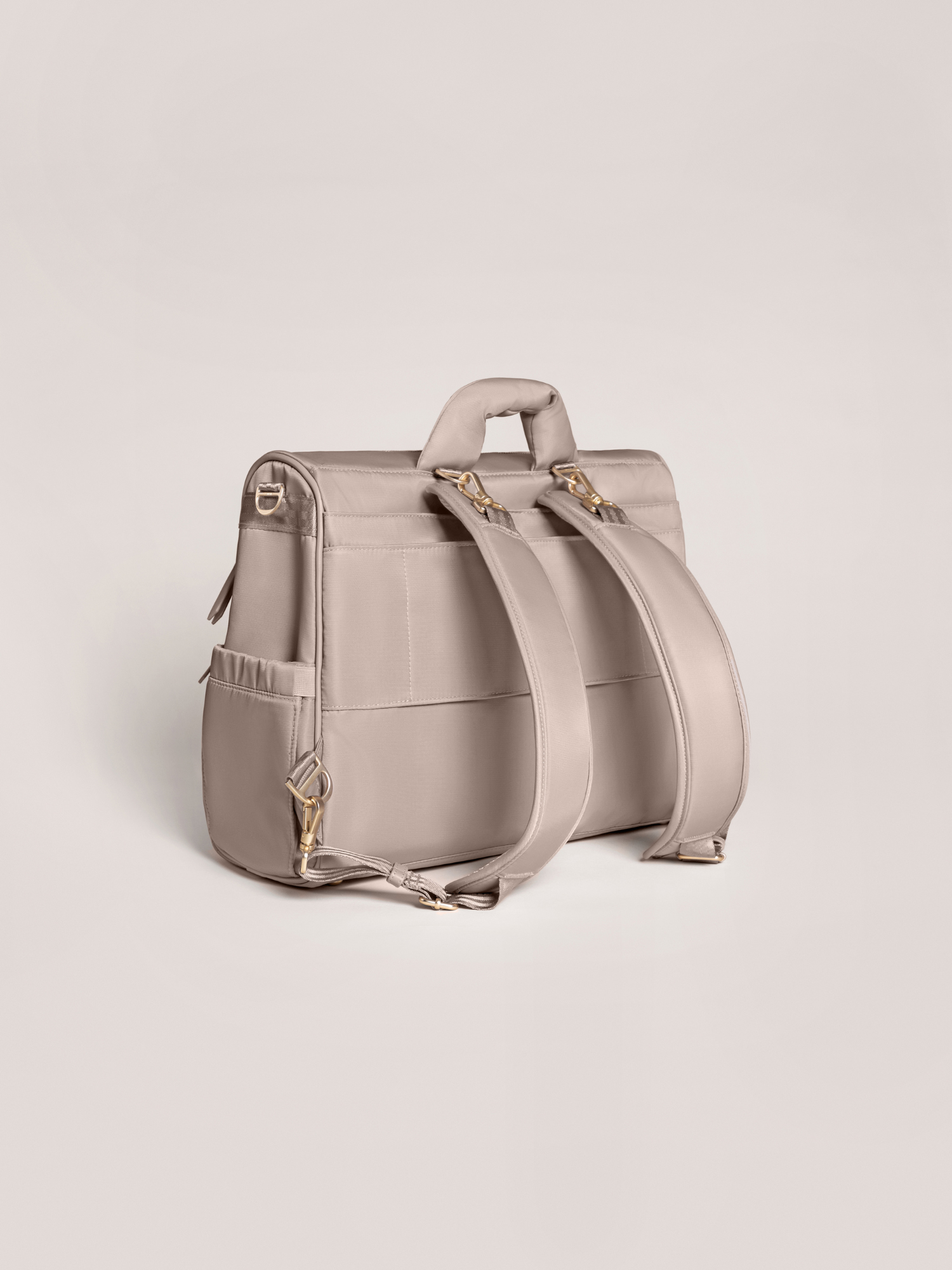 JuJuBe Satchel Diaper Bag - Taupe- Bambi Baby
