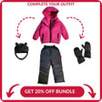 Onekid Car Seat Coat | The Road Coat Arctic - Fuchsia - Bambi Baby