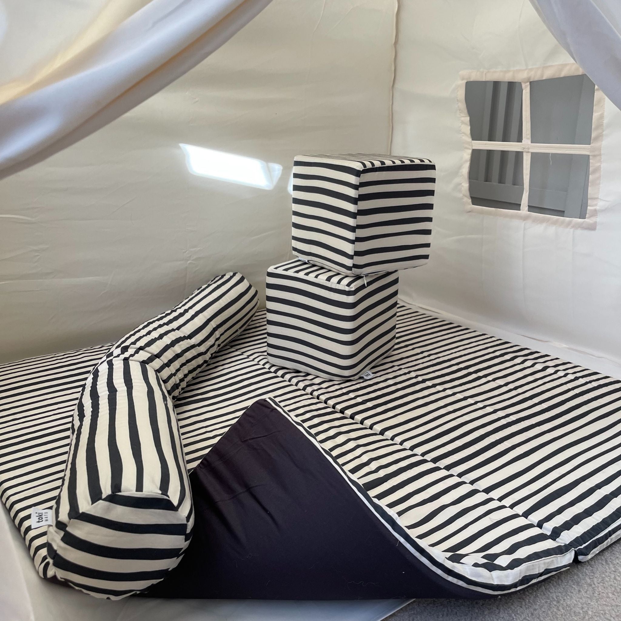 Toki Kids Bold Stripe Support Pillow- Bambi Baby
