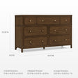 Bellini Wells 7 Drawer Dresser - Bambi Baby