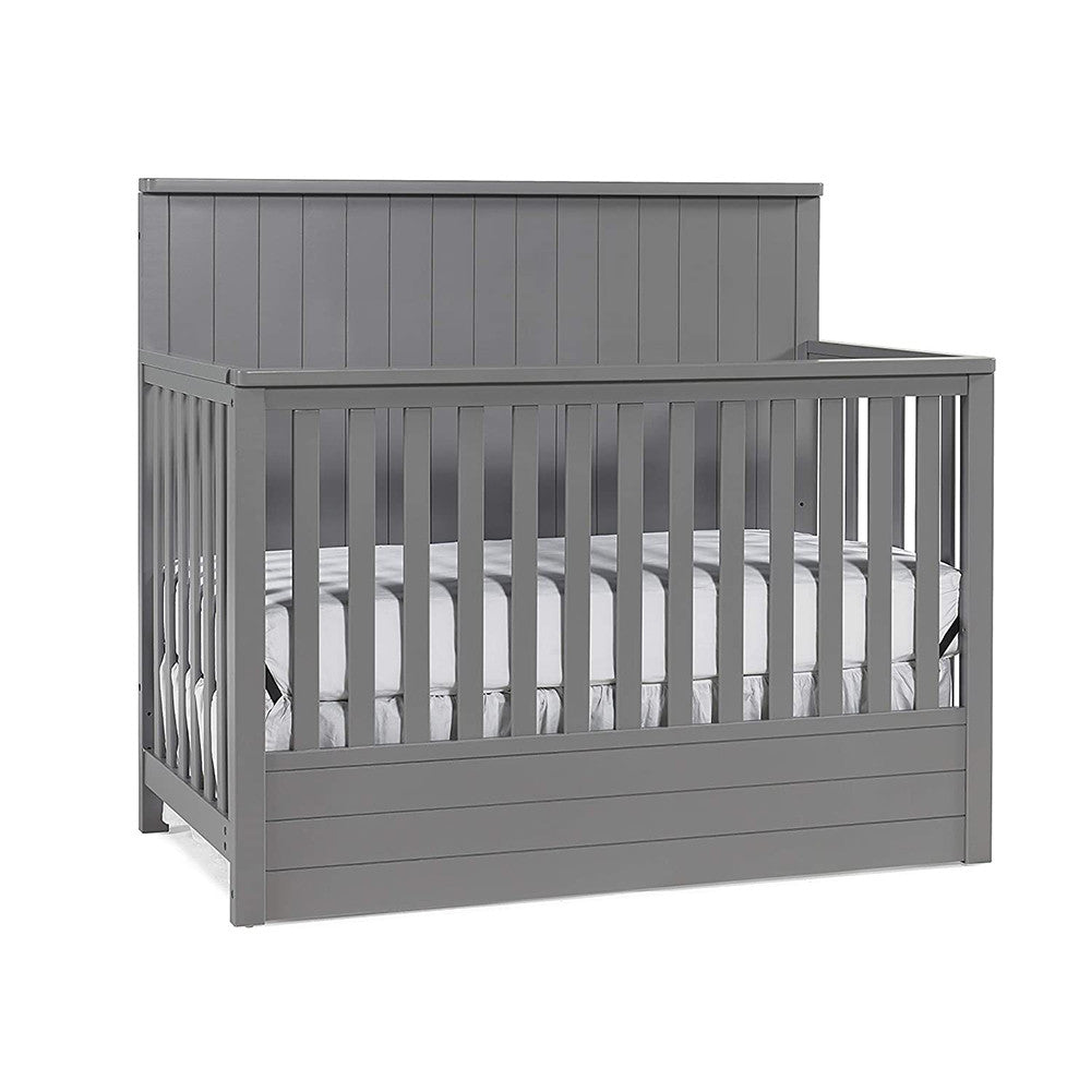 Ti Amo Bradlee Convertible Crib in Stormy Grey- Bambi Baby