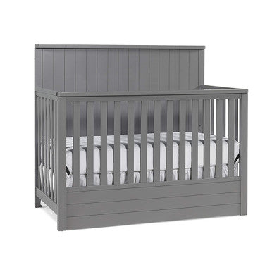 Ti Amo Bradlee Convertible Crib in Stormy Grey- Bambi Baby