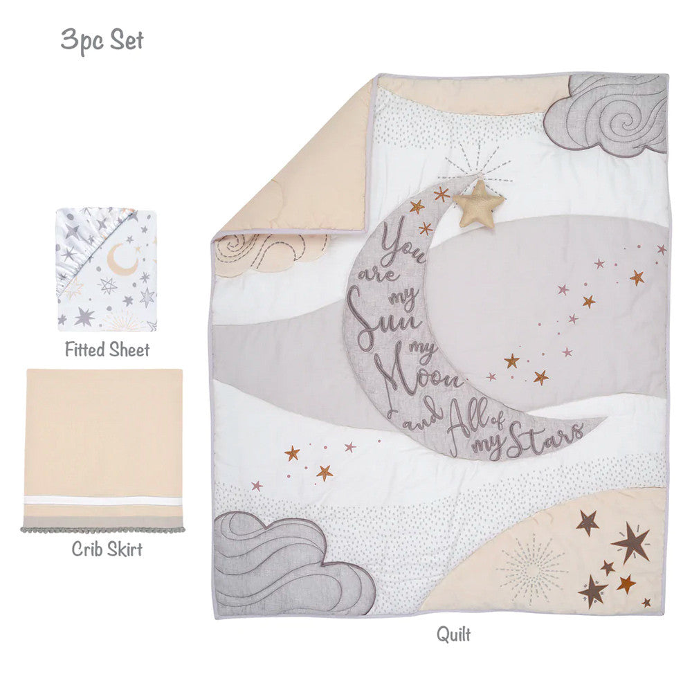 Lambs & Ivy Goodnight Moon 3-Piece Bedding Set- Bambi Baby