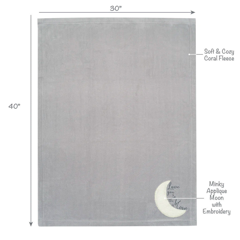 Lambs & Ivy Goodnight Moon Blanket- Bambi Baby