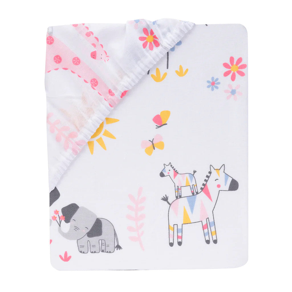 Sábana Jazzy Jungle de Lambs &amp; Ivy- Bambi Baby
