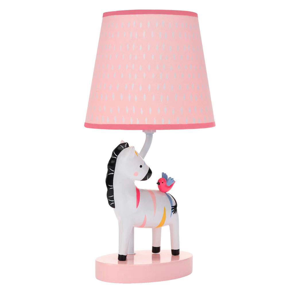 Lambs & Ivy Jazzy Jungle Lamp w/Shade & Bulb- Bambi Baby