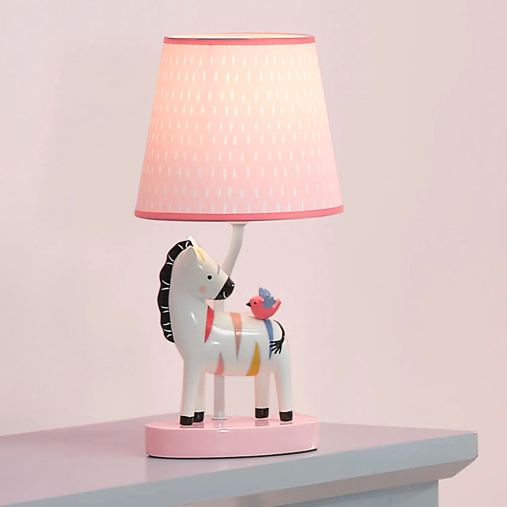 Lambs & Ivy Jazzy Jungle Lamp w/Shade & Bulb- Bambi Baby