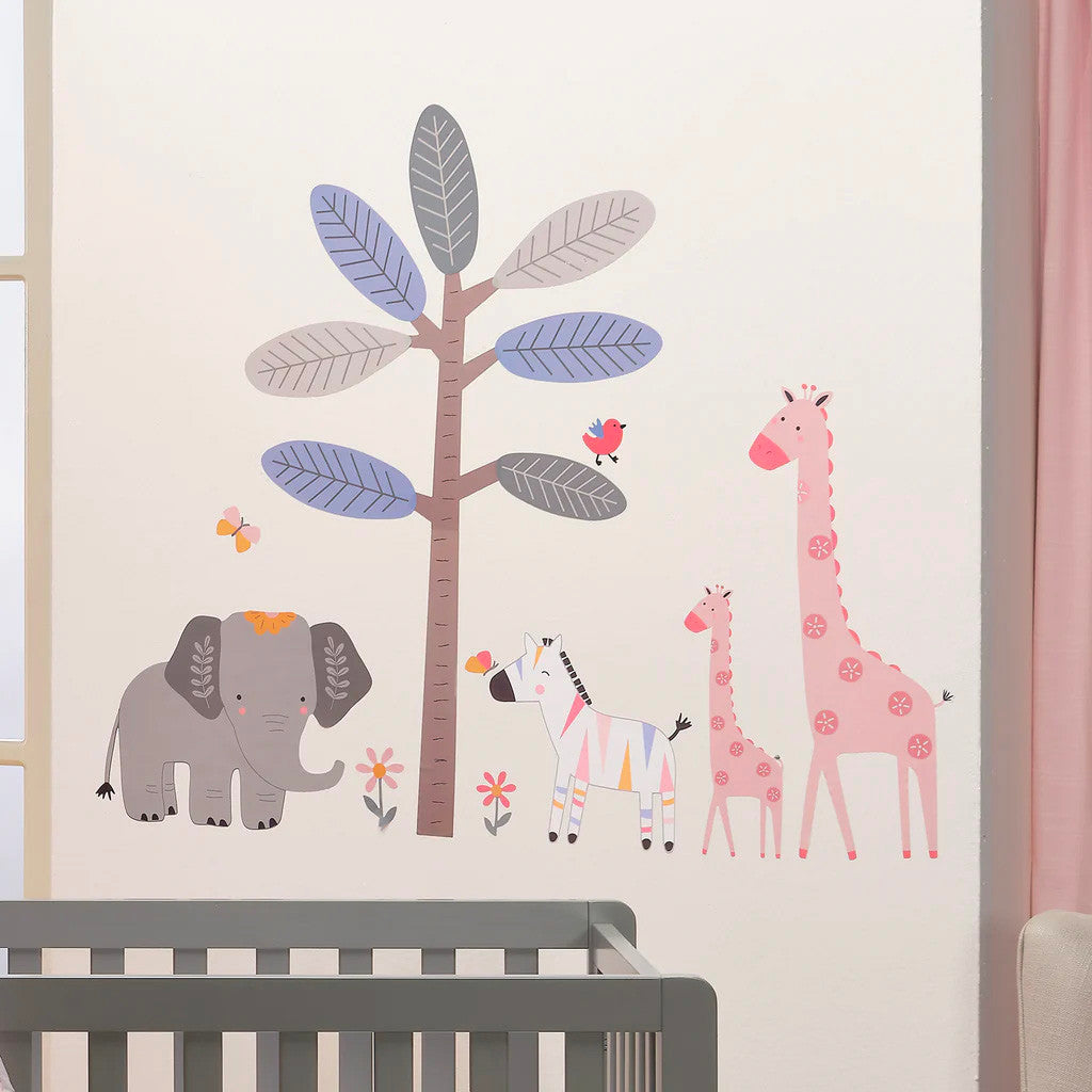 Lambs & Ivy Jazzy Jungle Wall Decals- Bambi Baby